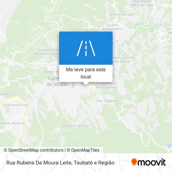 Rua Rubens De Moura Leite mapa