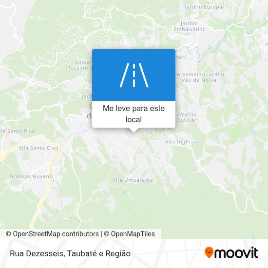 Rua Dezesseis mapa