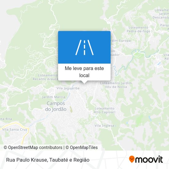 Rua Paulo Krause mapa
