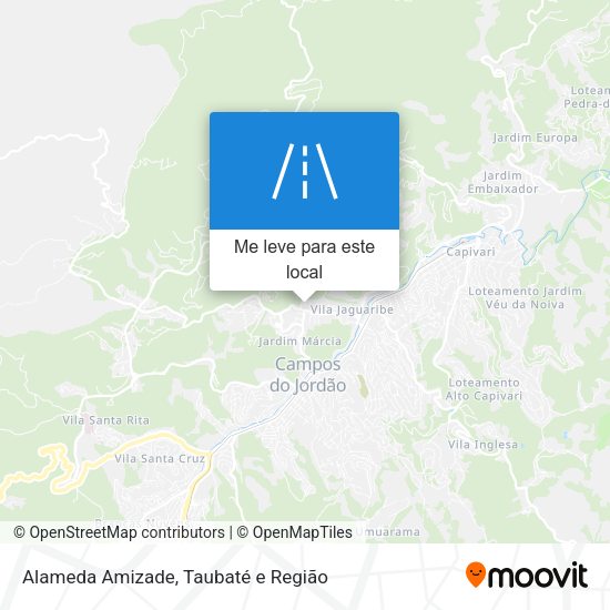 Alameda Amizade mapa