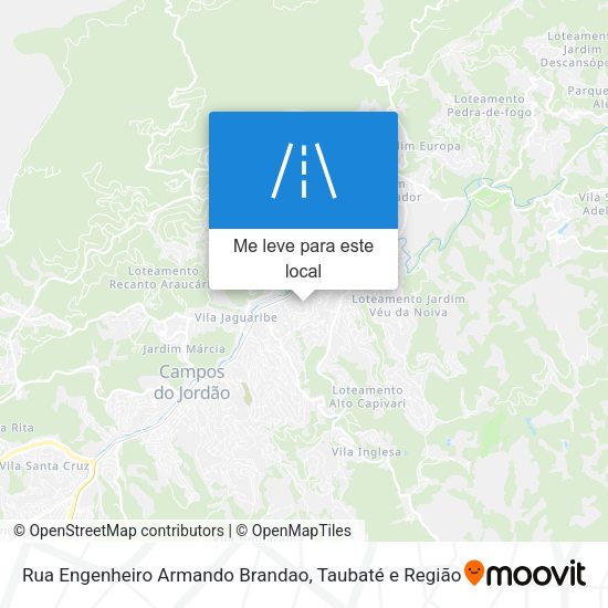 Rua Engenheiro Armando Brandao mapa