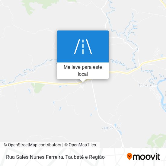 Rua Sales Nunes Ferreira mapa