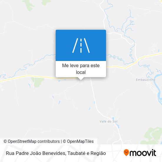 Rua Padre João Benevides mapa