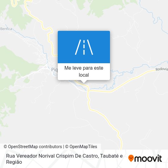 Rua Vereador Norival Crispim De Castro mapa