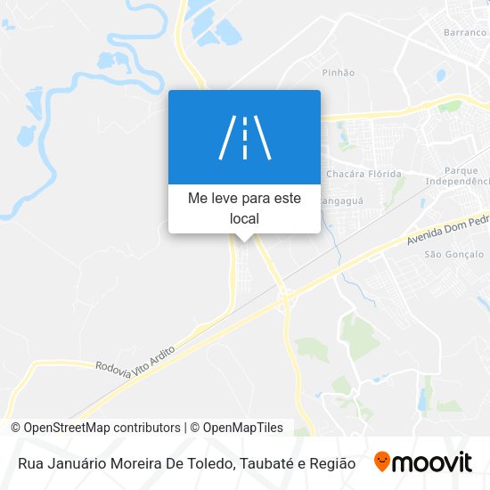 Rua Januário Moreira De Toledo mapa