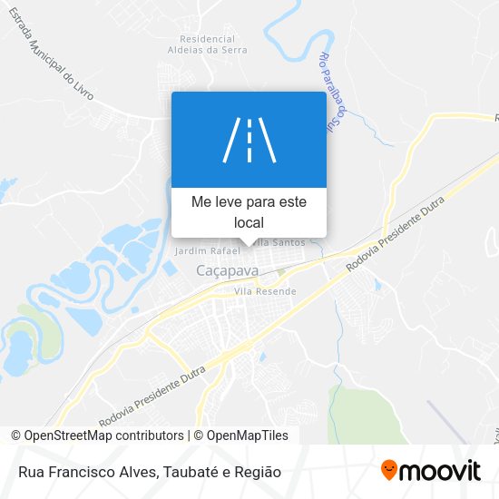 Rua Francisco Alves mapa