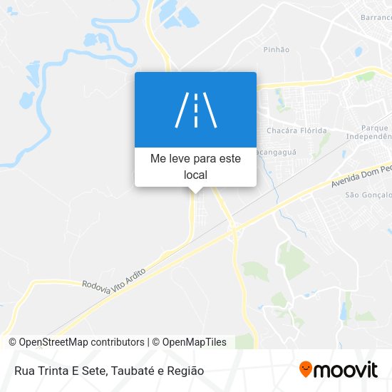 Rua Trinta E Sete mapa