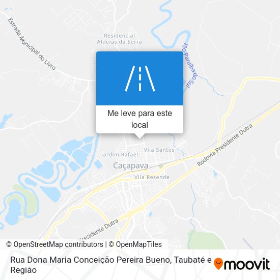 Rua Dona Maria Conceição Pereira Bueno mapa