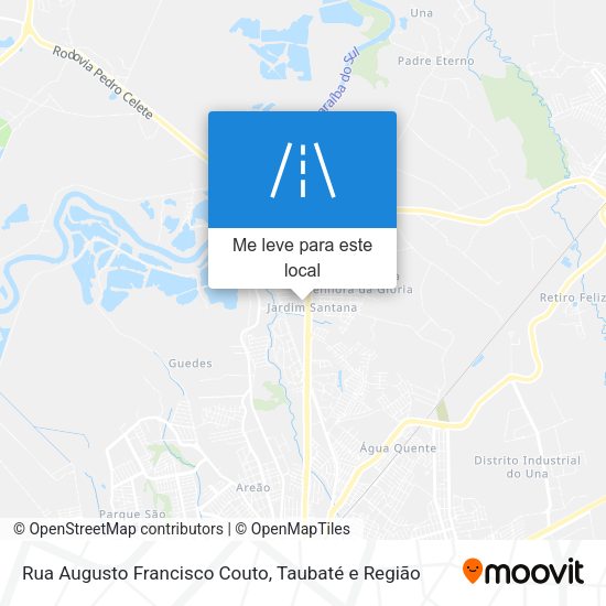 Rua Augusto Francisco Couto mapa