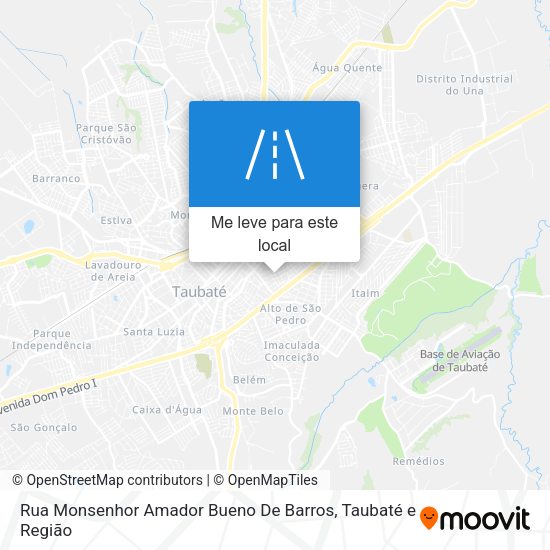 Rua Monsenhor Amador Bueno De Barros mapa