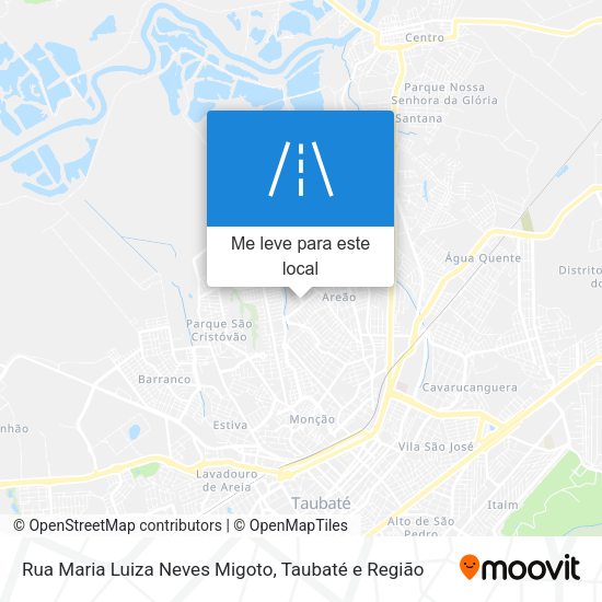 Rua Maria Luiza Neves Migoto mapa