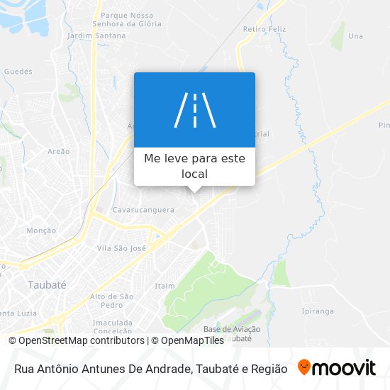 Rua Antônio Antunes De Andrade mapa