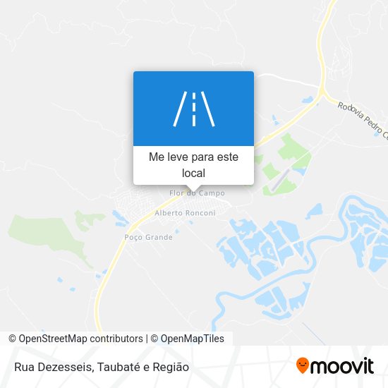 Rua Dezesseis mapa
