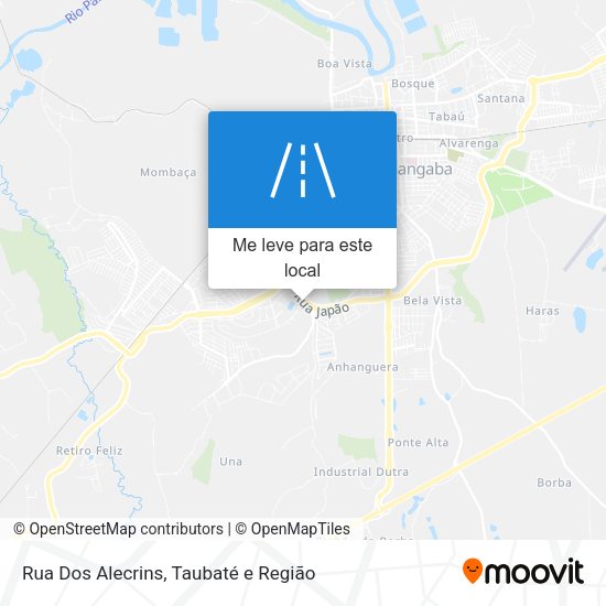 Rua Dos Alecrins mapa