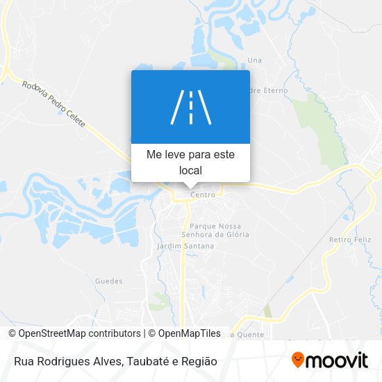 Rua Rodrigues Alves mapa