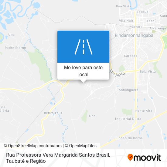 Rua Professora Vera Margarida Santos Brasil mapa