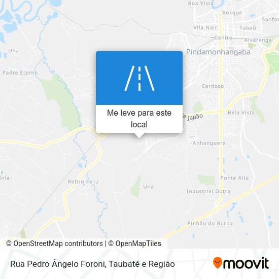 Rua Pedro Ângelo Foroni mapa