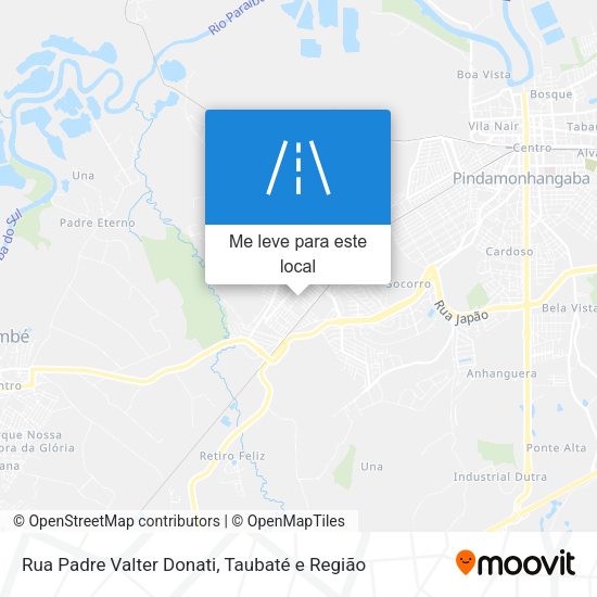 Rua Padre Valter Donati mapa