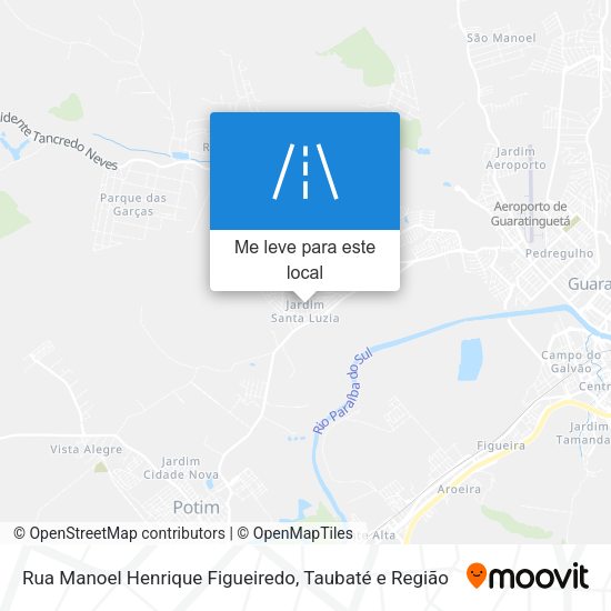 Rua Manoel Henrique Figueiredo mapa