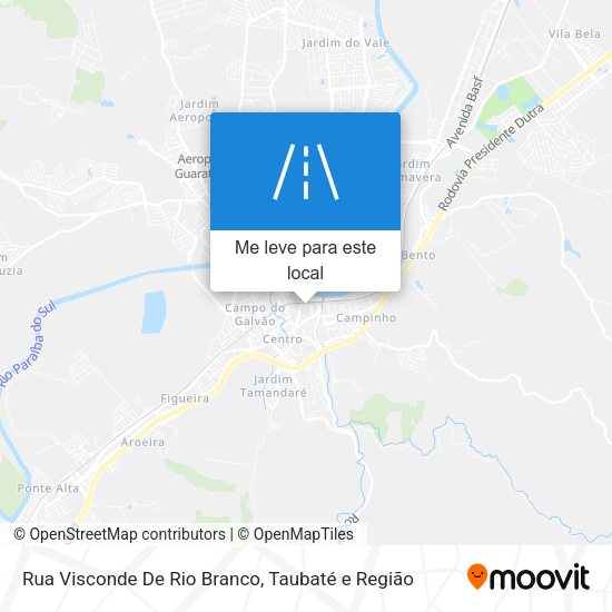 Rua Visconde De Rio Branco mapa