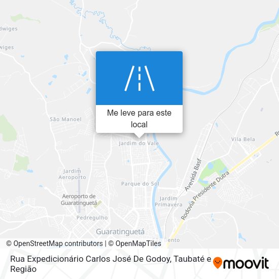 Rua Expedicionário Carlos José De Godoy mapa