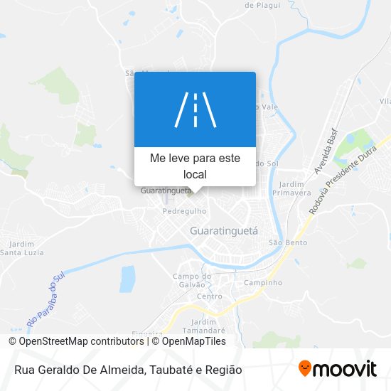 Rua Geraldo De Almeida mapa