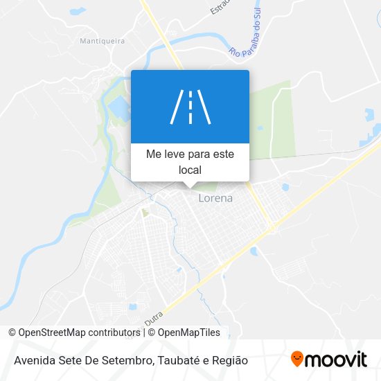 Avenida Sete De Setembro mapa