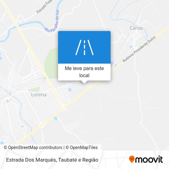 Estrada Dos Marquês mapa