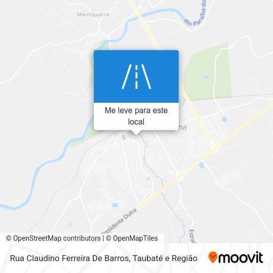 Rua Claudino Ferreira De Barros mapa