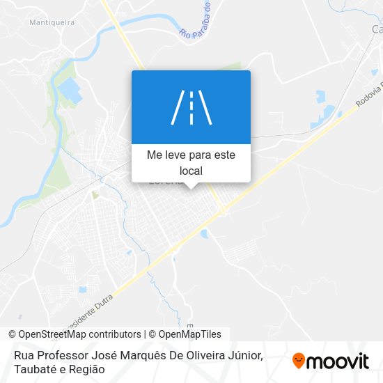 Rua Professor José Marquês De Oliveira Júnior mapa
