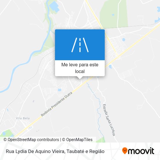Rua Lydia De Aquino Vieira mapa