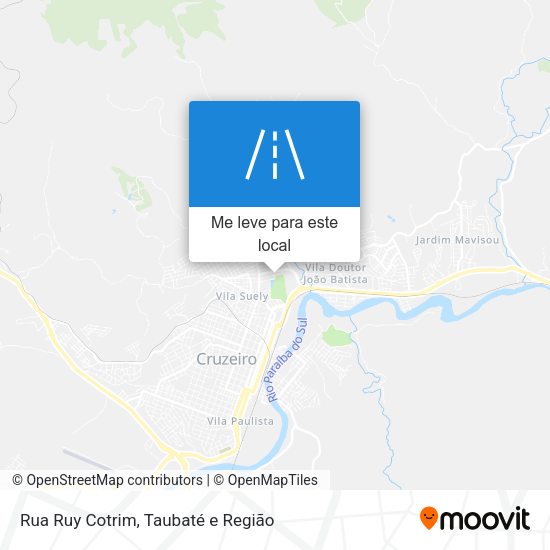 Rua Ruy Cotrim mapa