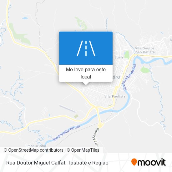 Rua Doutor Miguel Calfat mapa