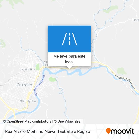 Rua Alvaro Moitinho Neiva mapa