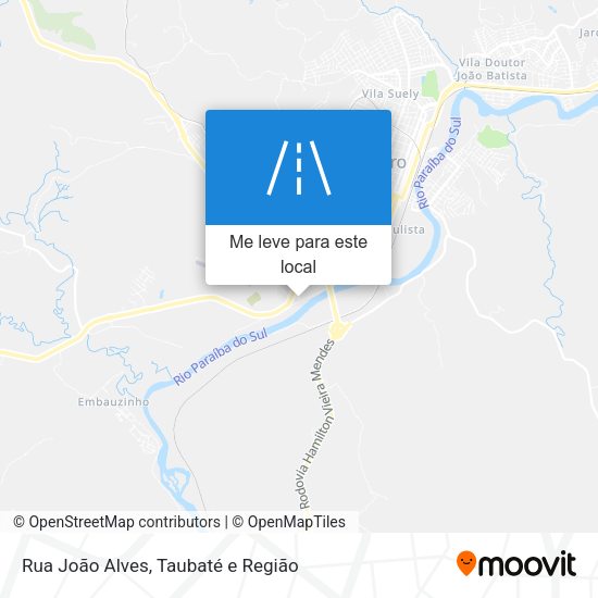 Rua João Alves mapa