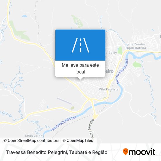 Travessa Benedito Pelegrini mapa
