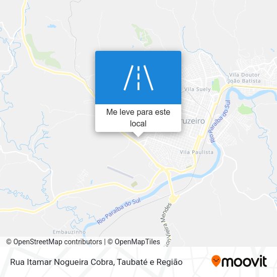 Rua Itamar Nogueira Cobra mapa