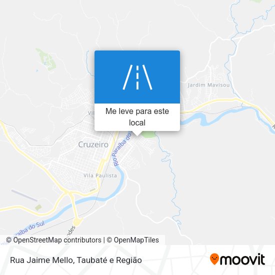 Rua Jaime Mello mapa
