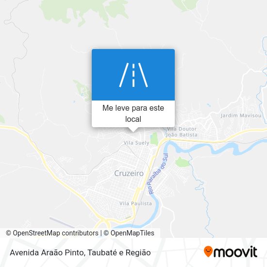 Avenida Araão Pinto mapa