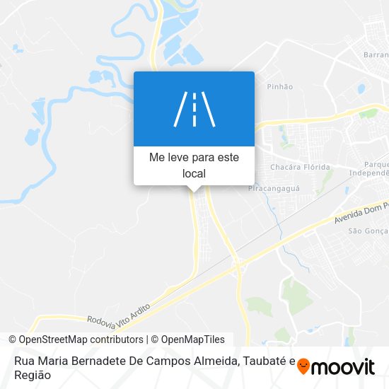 Rua Maria Bernadete De Campos Almeida mapa