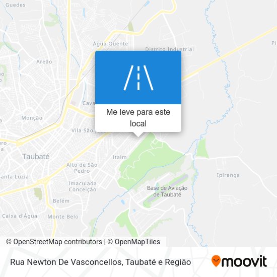 Rua Newton De Vasconcellos mapa