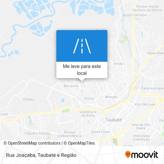 Rua Joaçaba mapa