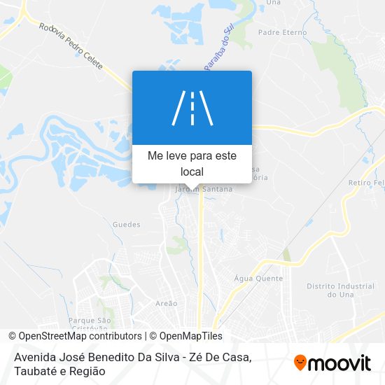 Avenida José Benedito Da Silva - Zé De Casa mapa