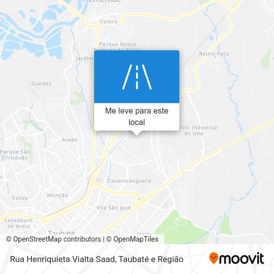 Rua Henriquieta Vialta Saad mapa