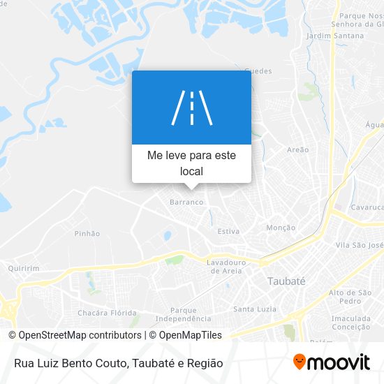Rua Luiz Bento Couto mapa
