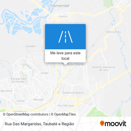 Rua Das Margaridas mapa