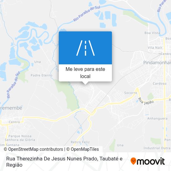 Rua Therezinha De Jesus Nunes Prado mapa