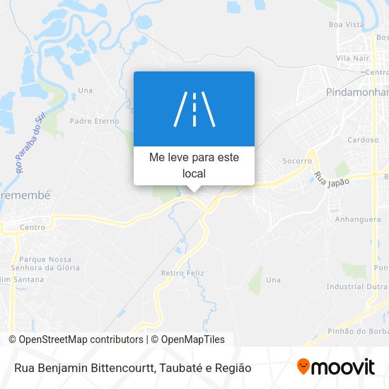 Rua Benjamin Bittencourtt mapa