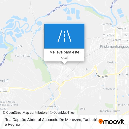 Rua Capitão Abdoral Ascossio De Menezes mapa