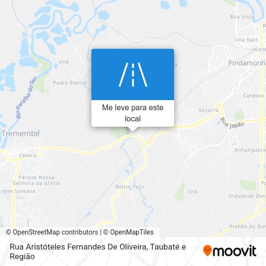 Rua Aristóteles Fernandes De Oliveira mapa
